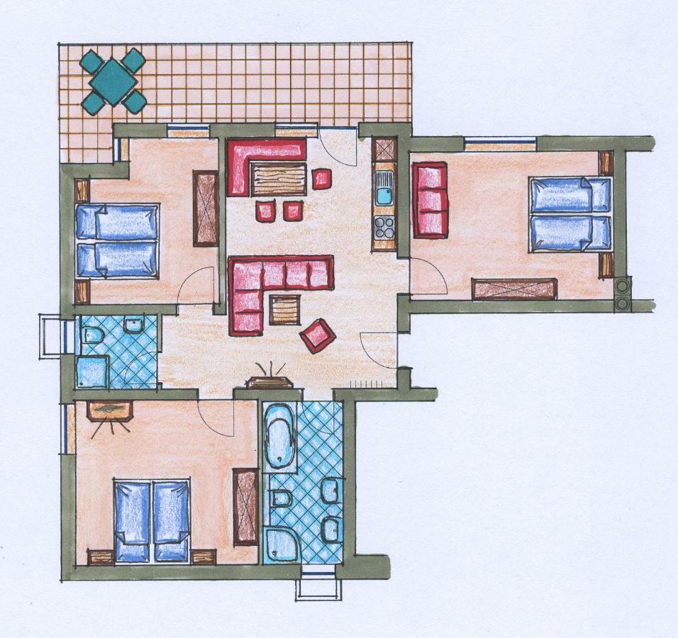 Appartments Enterwald 图克斯 外观 照片