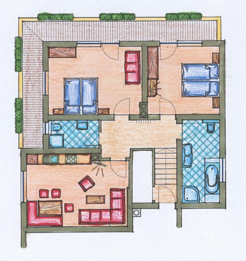 Appartments Enterwald 图克斯 外观 照片